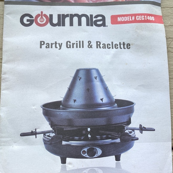 New w/o box Gourmia Raclette - Picture 3 of 3